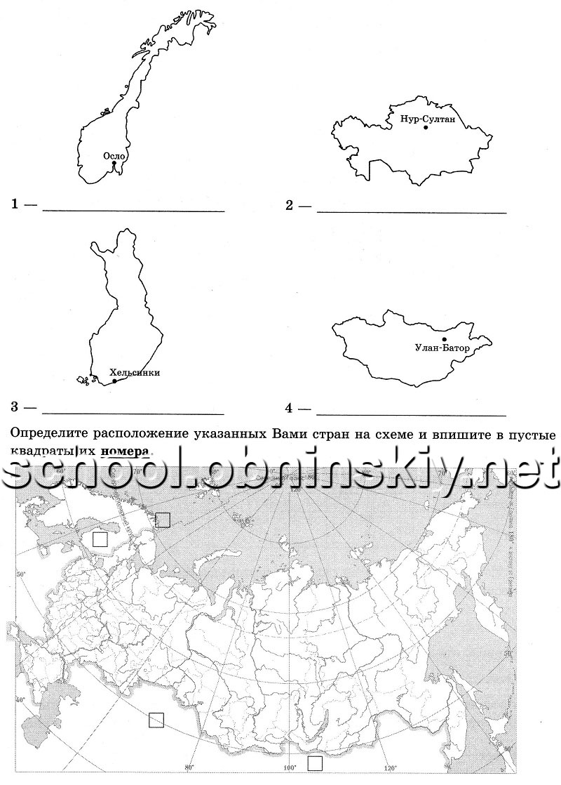 ВПР география 8 класс